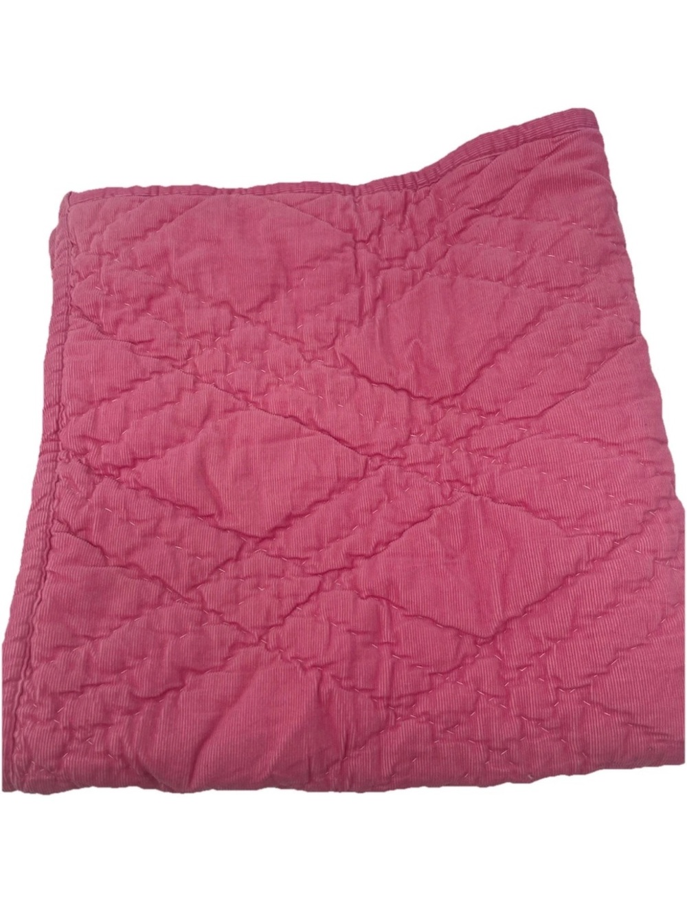 Pottery Barn Teen Pink Euro Pillow 26x26 Cotton Quilted